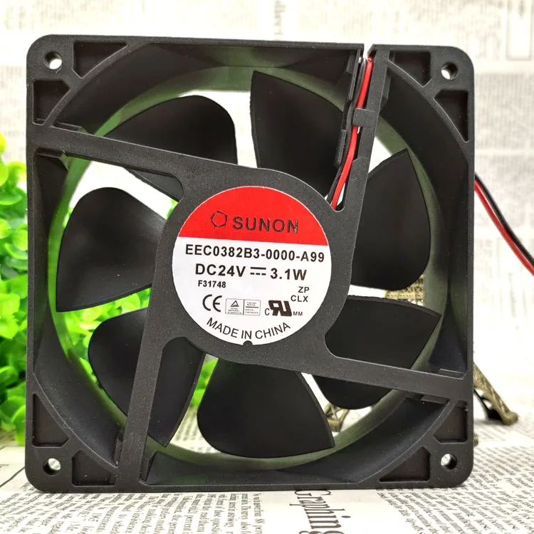 

New original EEC0382B3-0000-A99 12CM 12038 24V 3.1W axial fan