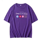 Модная футболка с надписью kpop двойной альбом формула LoveO + T = 3 одинаковый принт футболка унисекс с круглым вырезом и спущенными плечами