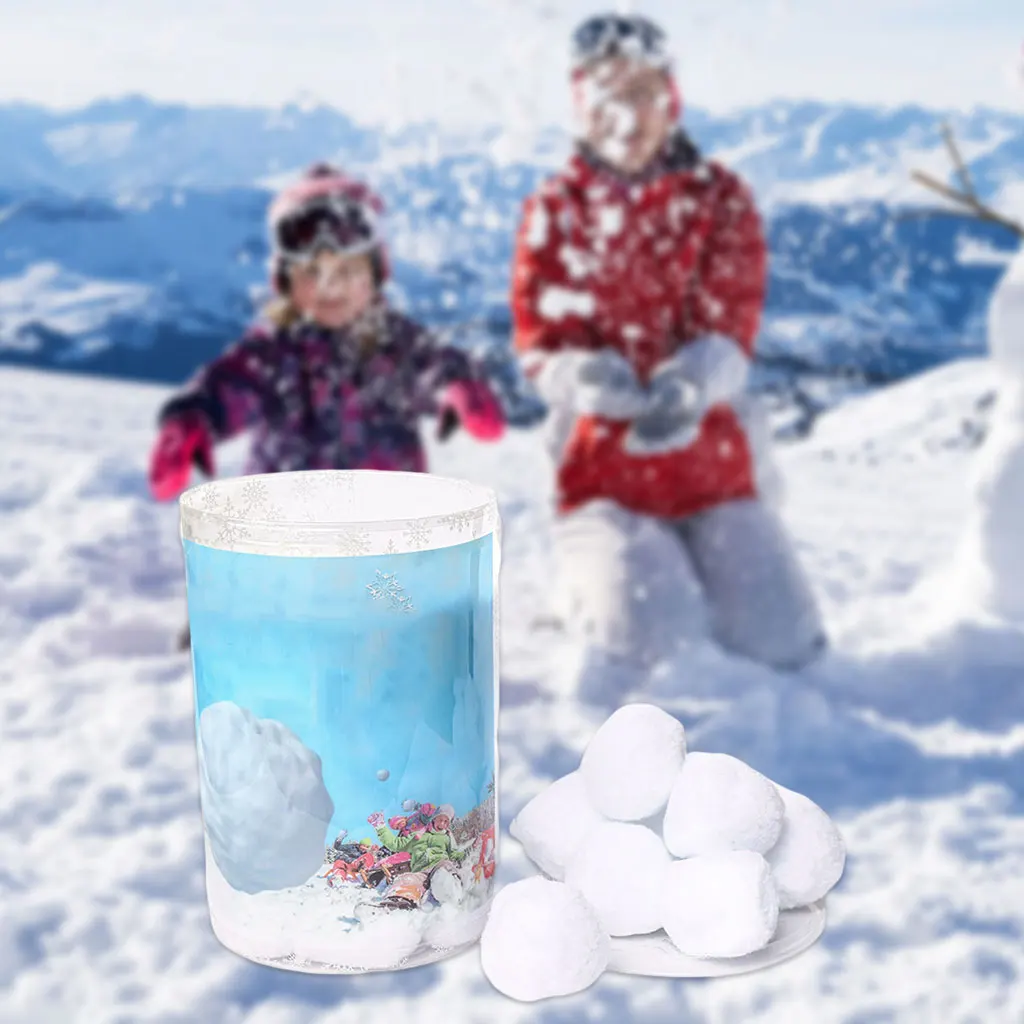 

Plush Balls Ornaments Diameter Balls Indoor Snowball Fight for Party Holiday Home Kids