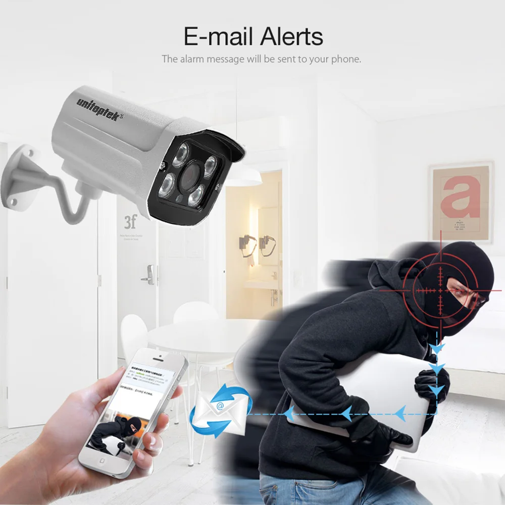HD 4MP Bullet POE IP Camera Outdoor Waterproof H.265 Video Network Security Cam Night Vision IR 20M Onvif XMEYE | Безопасность и