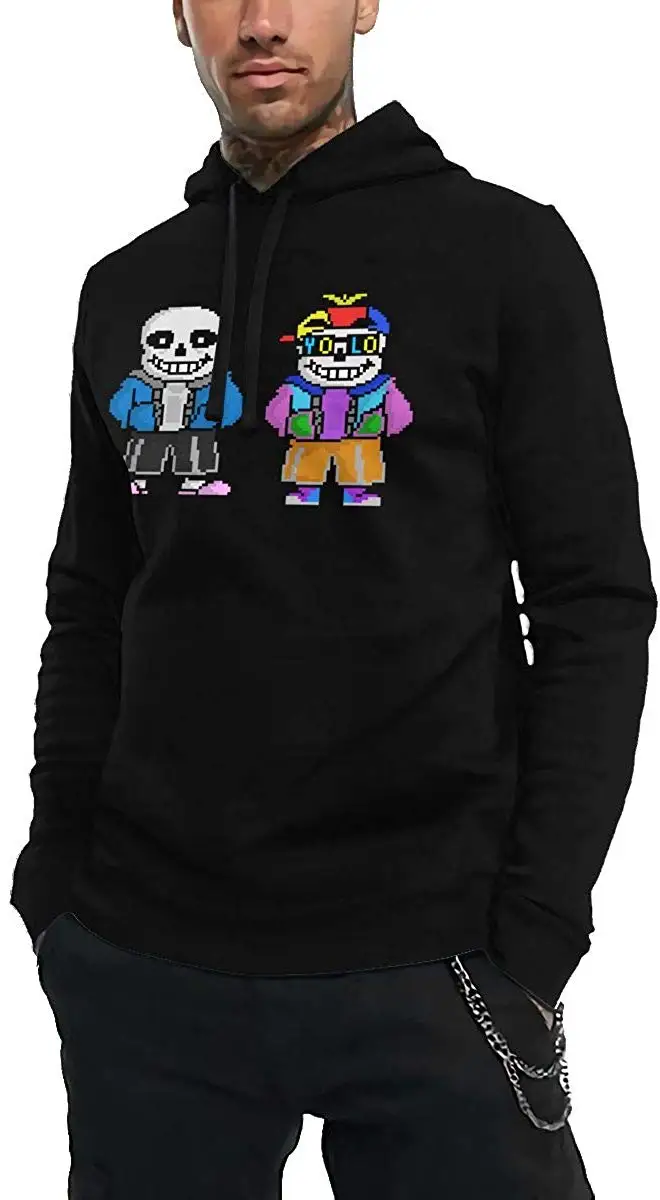 TSDFC Undertale мужская толстовка с капюшоном черный |