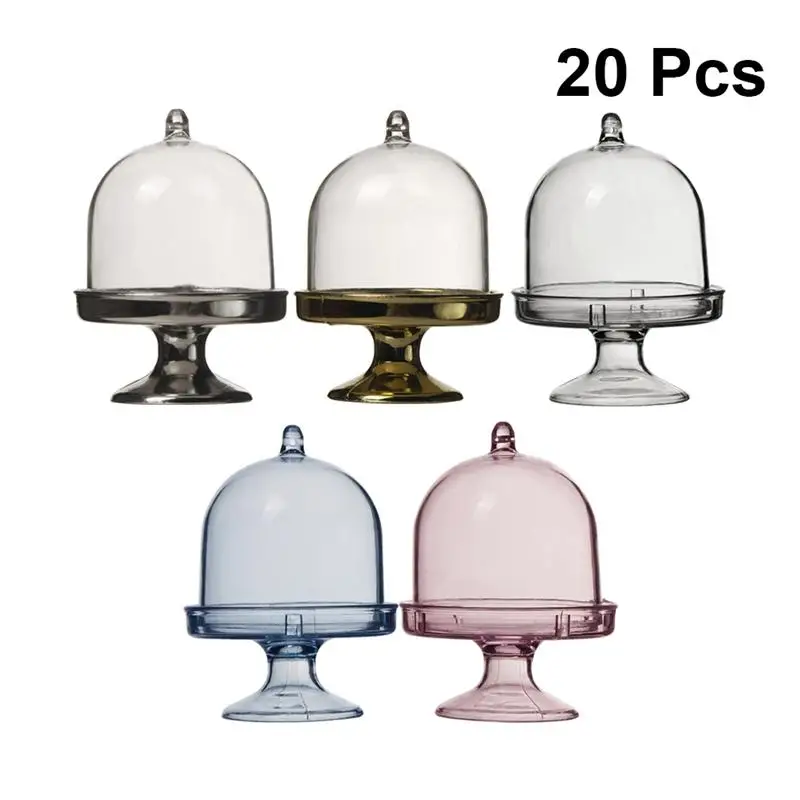 20 шт. прозрачная пластиковая коробка для конфет|Подарочные сумки и упаковка| |