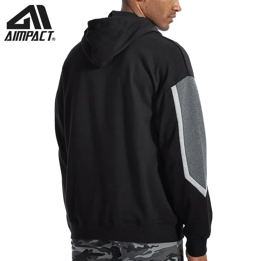 Модные байкерские толстовки AIMPACT для мужчин повседневные спортивные свитшоты в