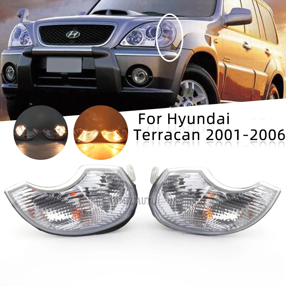 

Corner Front Headlights Lights Spare Parts For Hyundai Terracan 2001-2006 Headlight Assembly Wide Light Corner Lamp corner light