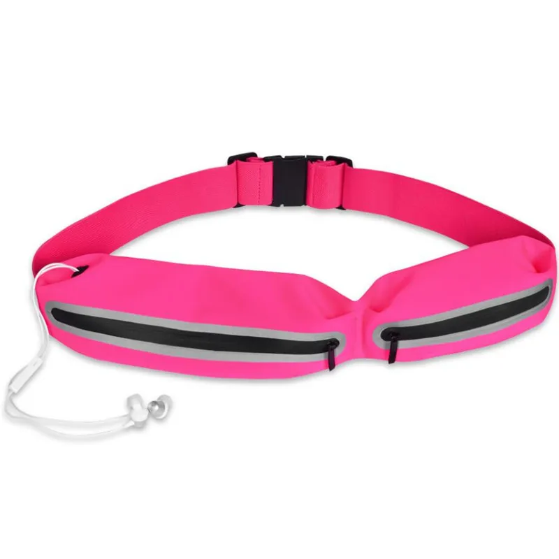 

Спортивная сумка унисекс, мобильный телефон карманы со светоотражающей полосой, для бега на открытом воздухе, с невидимыми двойными карман...