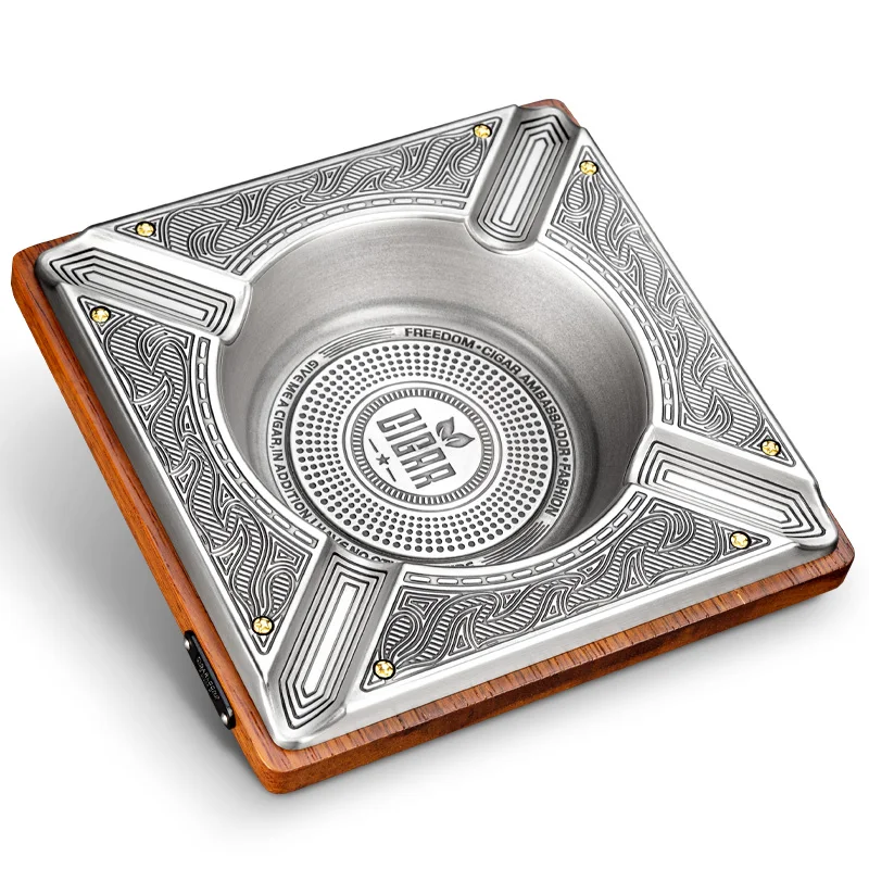 Пепельница для сигар большая емкость креативный тренд четыре слота гостиной