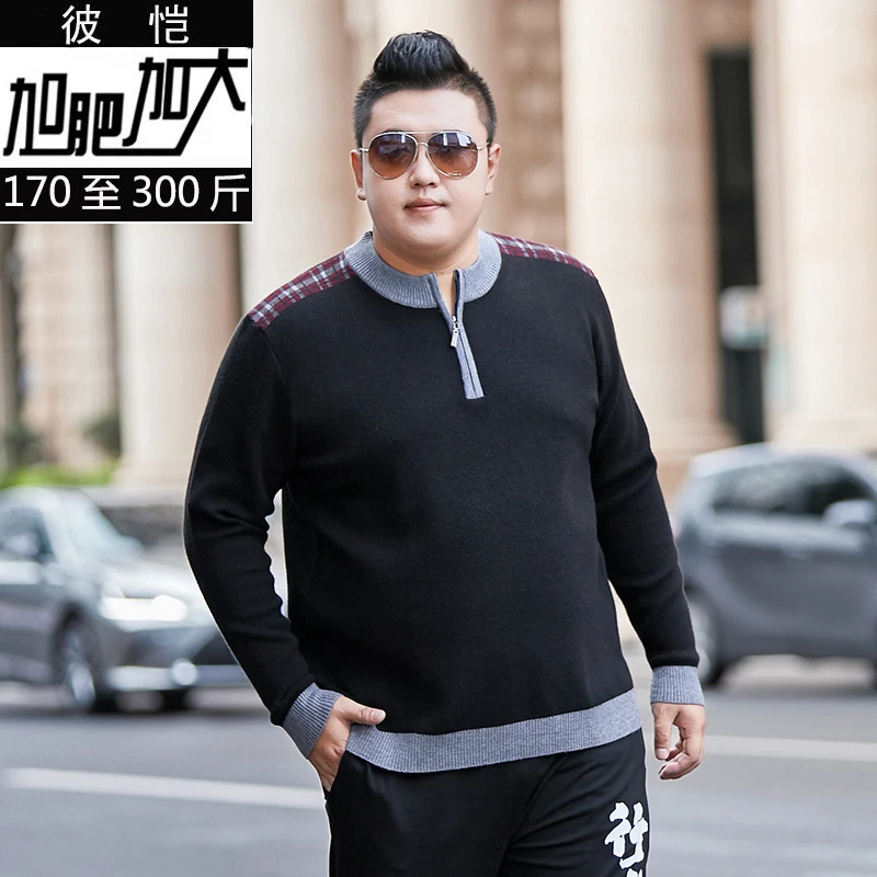 

V-Neck 10XL 8XL Sweater Casual Pullover Men Autumn Slim Fit Long Sleeve Shirt Mens Sweaters Knitted Cashmere Wool Pull Homme