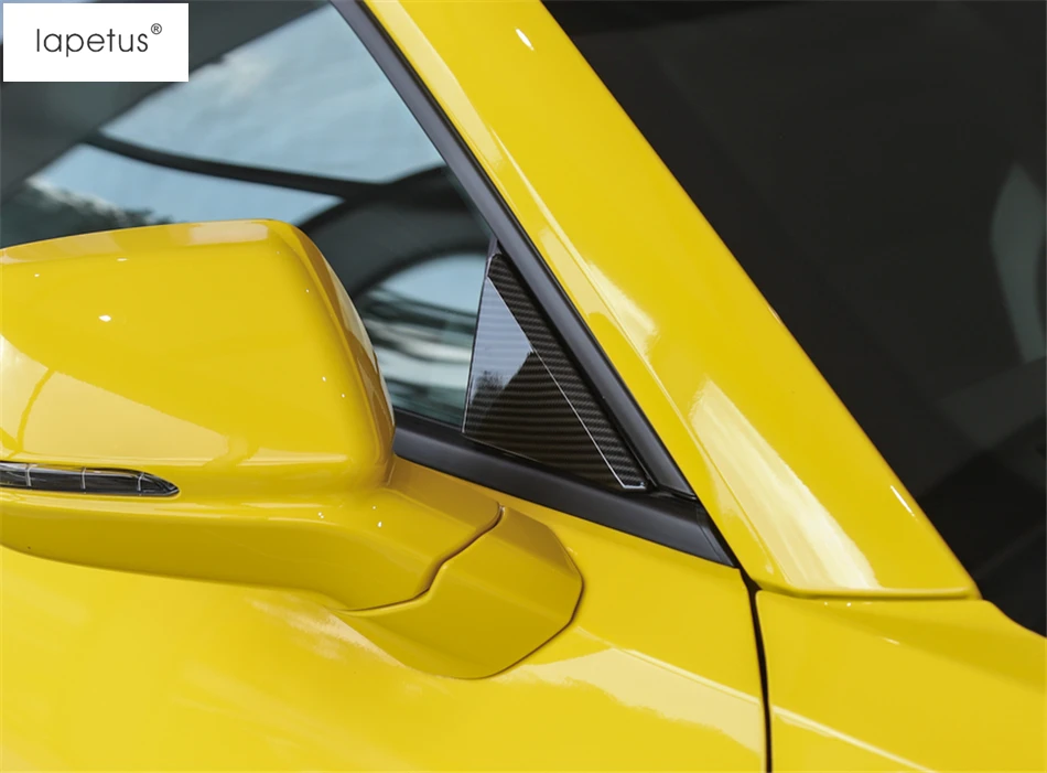 Lapetus аксессуары для Chevrolet Camaro столб A окно передняя дверь треугольная оправа формовочная крышка комплект отделка 2 шт