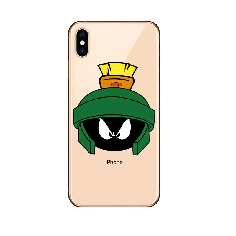 Bugs Bunny птичка Твити Даффи Дак Looney Tunes чехол тонкий мягкий TPU для телефона iphone XS MAX XR 7