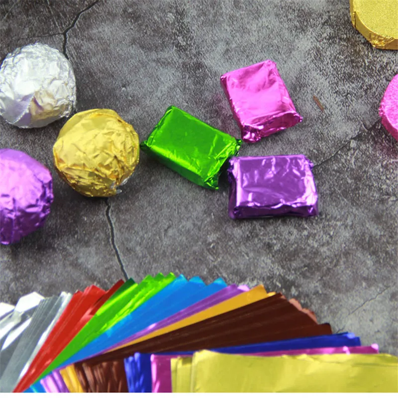 Упаковка для шоколада из алюминиевой фольги сумка конфет DIY вечерние украшения