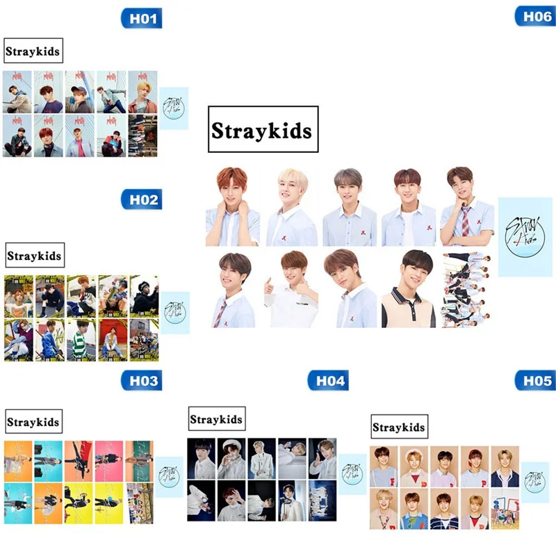 10 шт./партия KPOP альбом Двухсторонняя Держатель для карт ЛОМО карта маленький