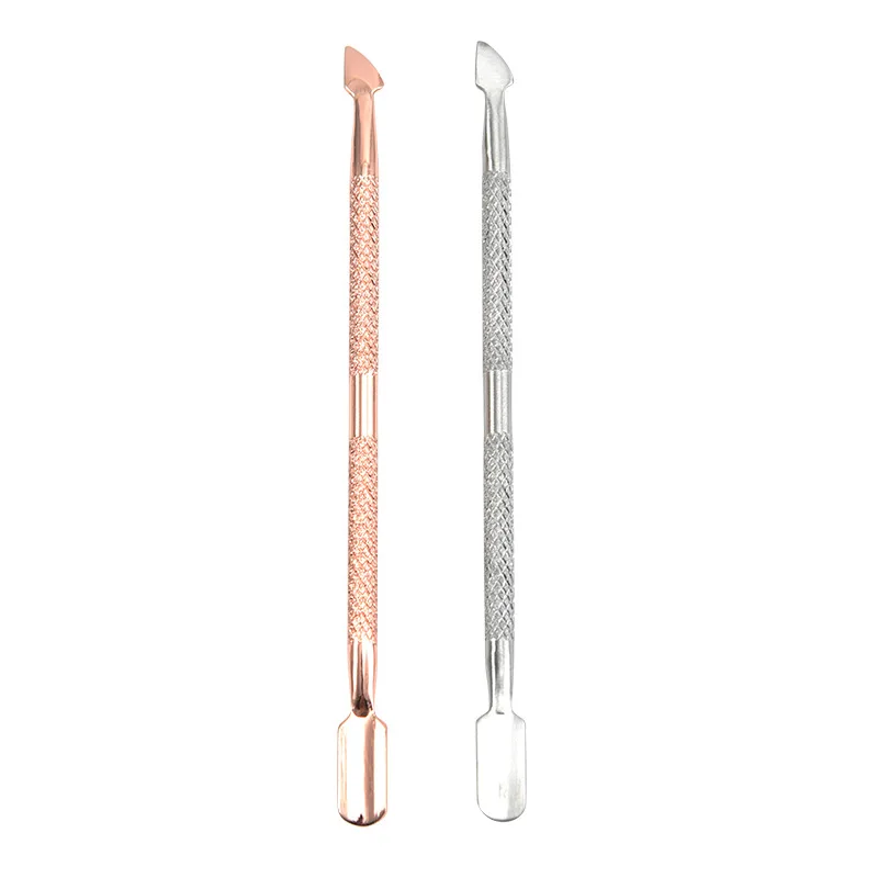 

Double Sided Stainless Steel Metal Cuticle Pusher Cuticle Dead Skin Trimmer Remover Nail File Manicure Art Pedicure Care Tool
