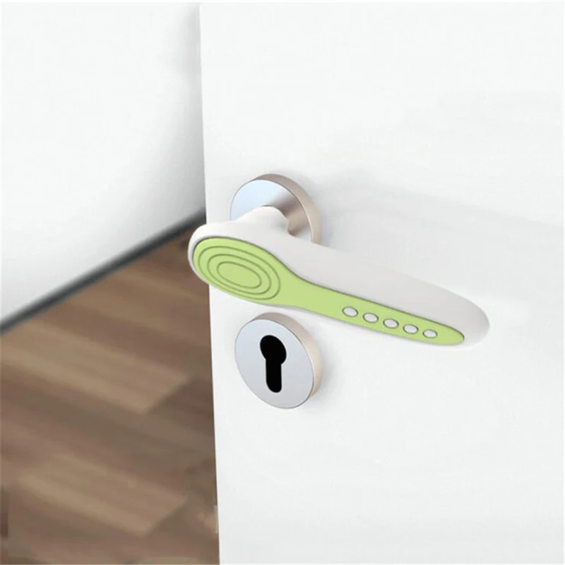 Silicone Anti Collision Static Door Handle Protector Covers Baby Home Safety Decor Baby Safety Supplies