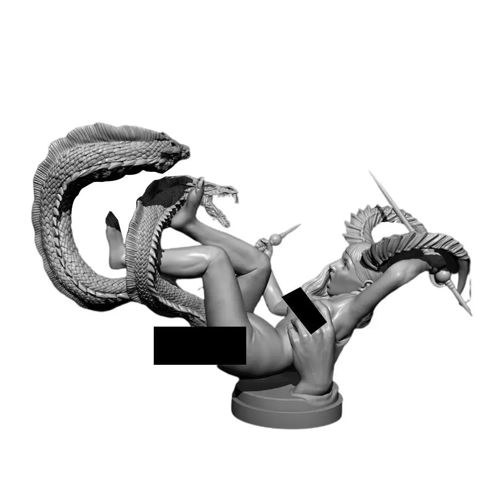 

Fidget Toys Satan's Female Resin Soldier White Mold Figure Toy