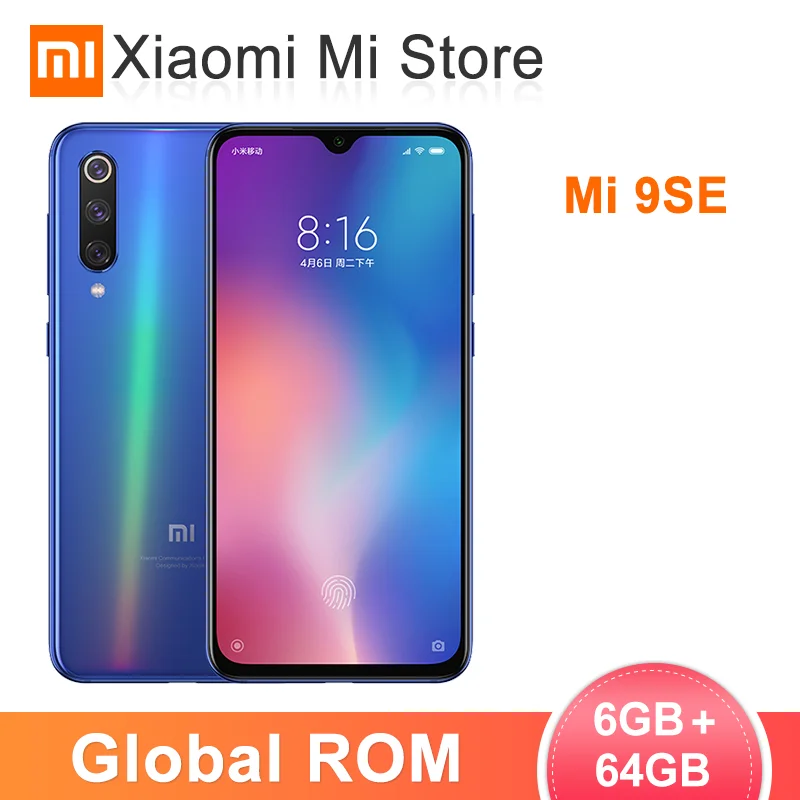 Смартфон Xiaomi Mi 9 SE 6 ГБ 64 Snapdragon 712 5 97 дюймов AMOLED дисплей 48 МП основная камера 18 Вт