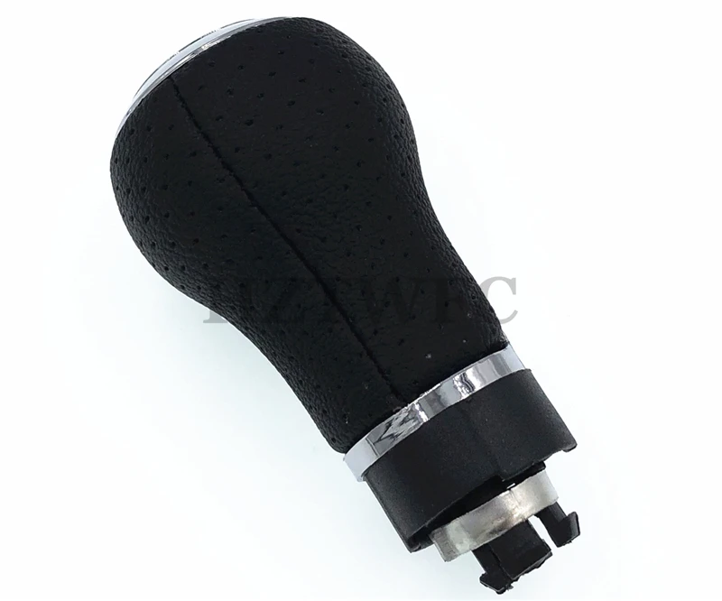 Высококачественная Автомобильная 5 скоростная черная кожаная ручка