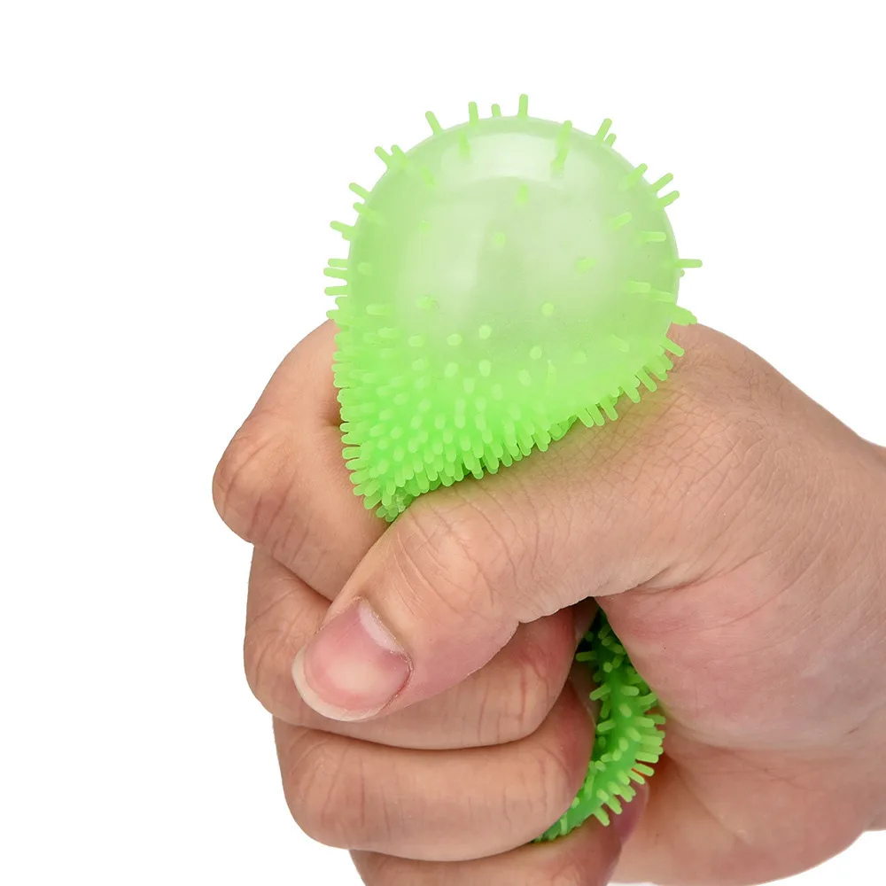 6CM anti stress toys Novelty Flashing Puffer Chickens Squidgy Sensory Toy Activity and Play Ball brinquedos funny gifts#CN20 | Игрушки и