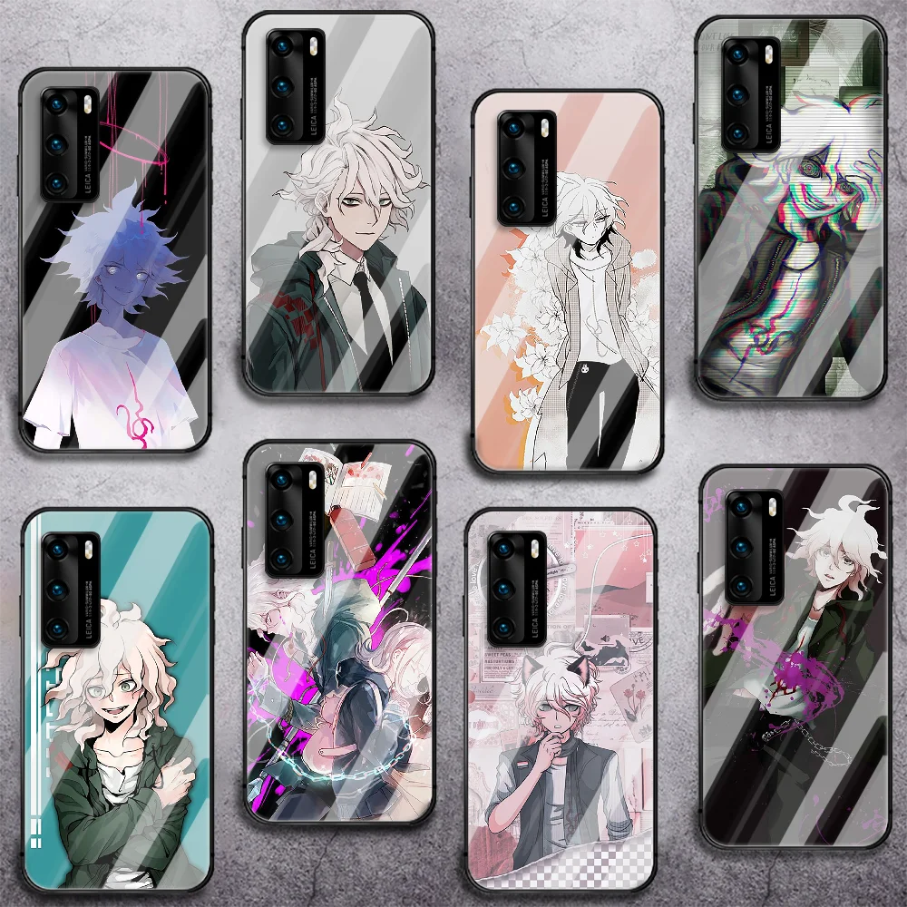 

Danganronpa Nagito Komaeda Tempered Glass Phone Case Cover For Huawei Honor Mate P 8 9 10 20 30 40 A X I Pro Lite Smart 2019