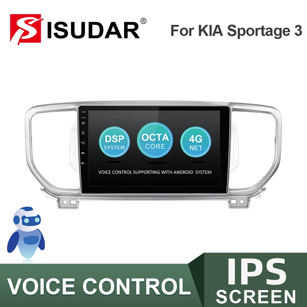 Авторадио ISUDAR V57S Android для KIA/Sportage 3 4 2016 2018 автомобильный мультимедийный плеер