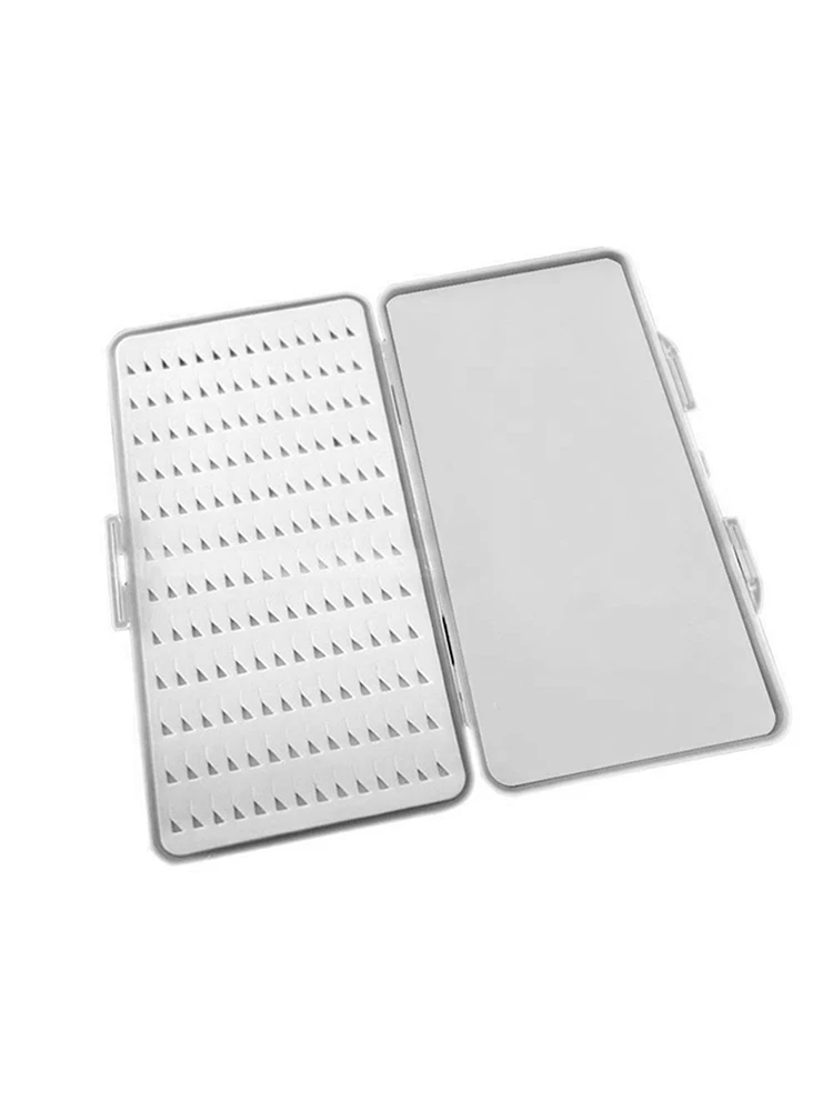 

1x Fly Fishing Box with Slid Foam Pocket Slit Foam Insert Fly Fishing Box Waterproof Fishing Lure Accessories 1Pc