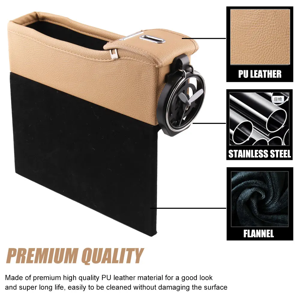 Консоль Боковая Сумка для хранения слот коробки карманная бутылка держатель из