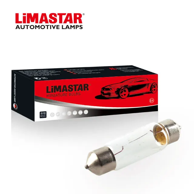 10 шт. festoon светильник s C10W T10x39mm 12V 10W CLEAR auto фонарь в багажнике внутренняя лампа