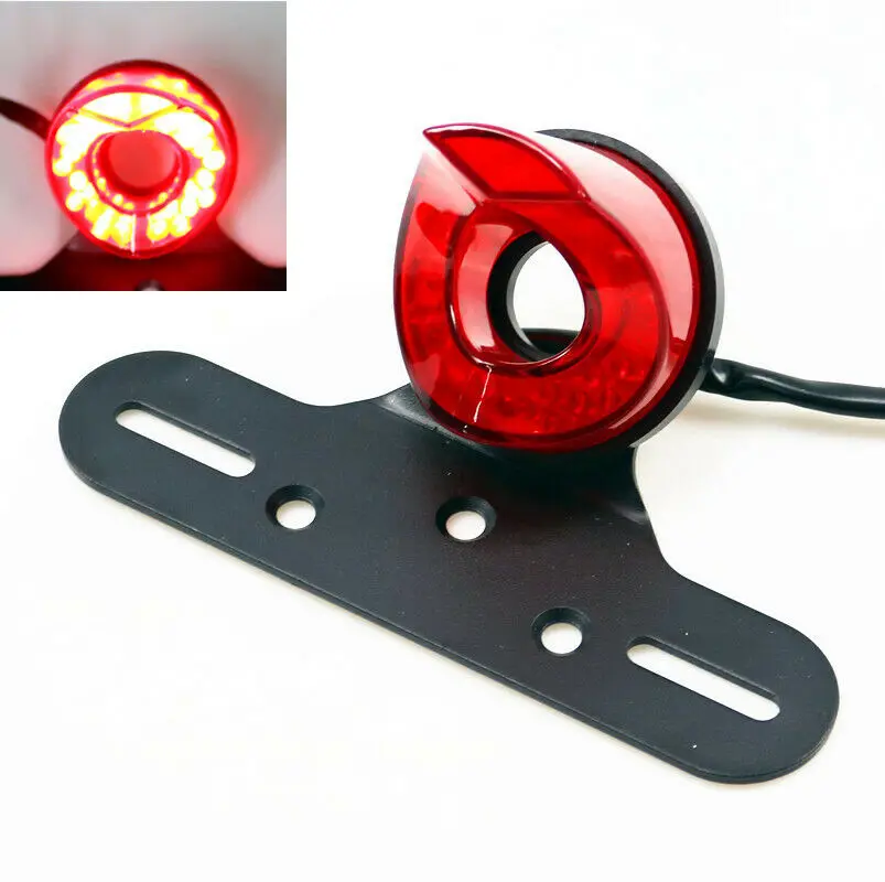

Retro Cafe Racer Motorcycle Spots Tail Brake Light For Harley Bobbers Choppers