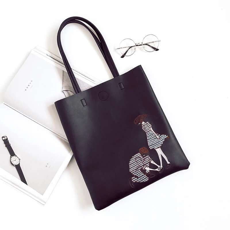 New Vintage Fashion PU Leather Bags Women Briefcases Bag A4 13.3 inch Notebook Office Women's Handbag Shopping Books Working Bag