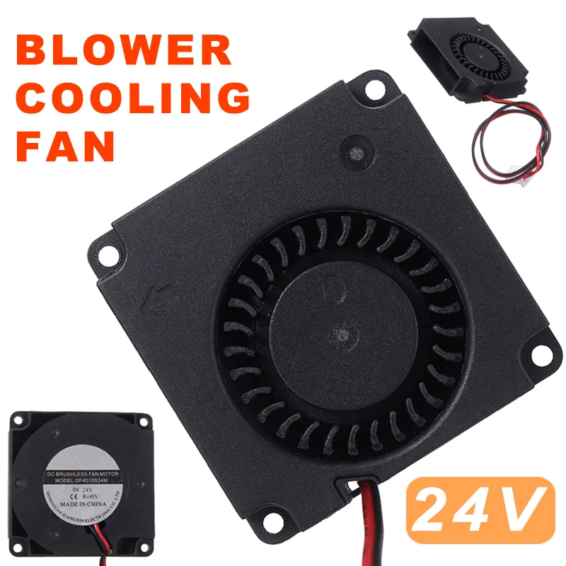 24V 40x40x10mm Turbo Radial Fan High Quality 3D Printer Fans Cooler Accessories With 2 Pin XH 2.54 Connector