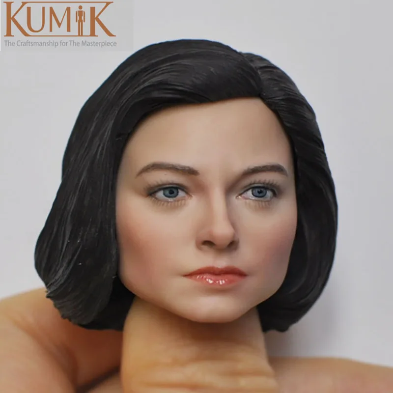

1/6 KUMIK KM18-47 Female Head Sculpt Model Fit 12" Action Figure Toys