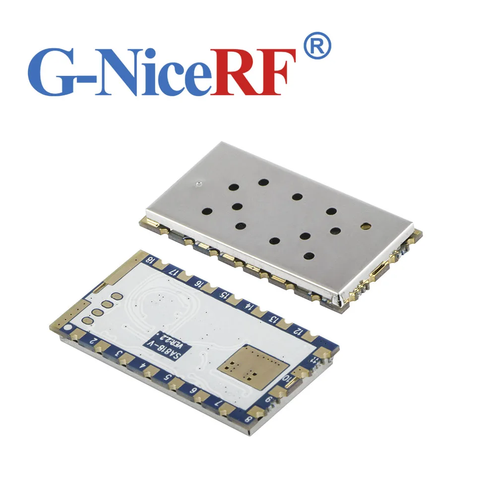 2 шт. модуль приемопередатчика выходная мощность 1 Вт 30 дБм дальность 5 км УКВ