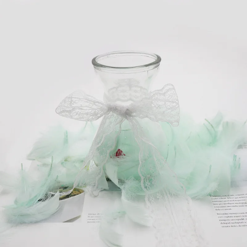 100 шт./лот Разноцветные перья Подарочный упаковочный материал коробка