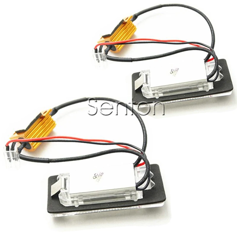 1 пара Автомобильный светодиодный номерной знак светильник 12V SMD LED лампы для VW Passat