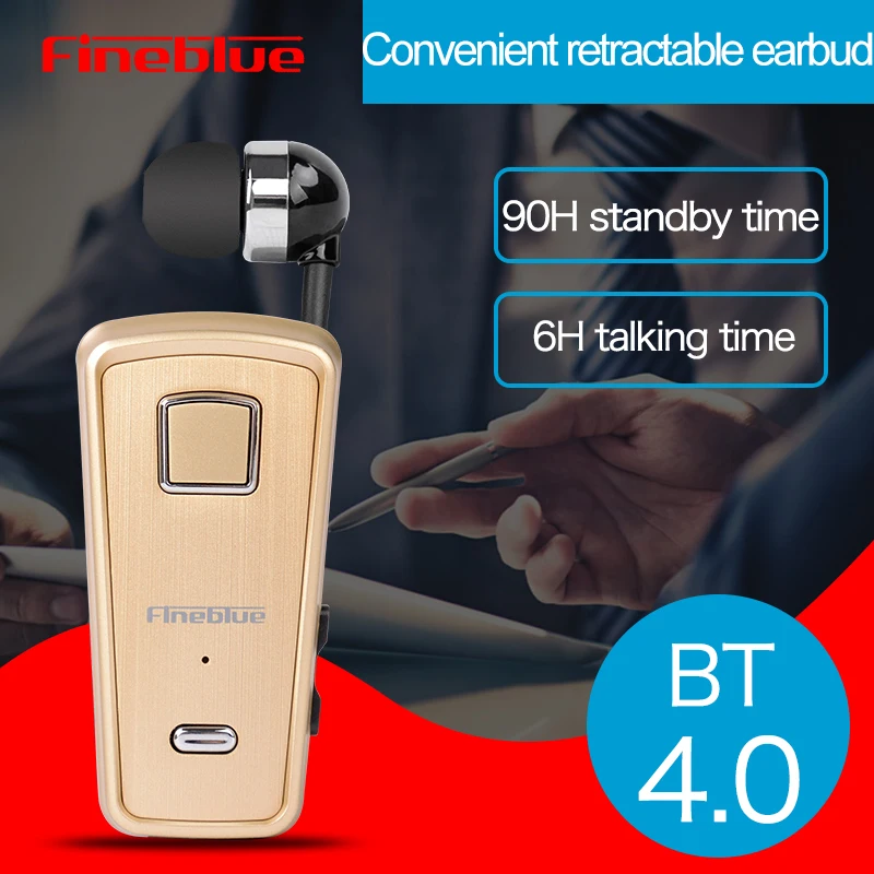 Новые автомобильные деловые Bluetooth-наушники Fineblue F980 гарнитура свободные руки