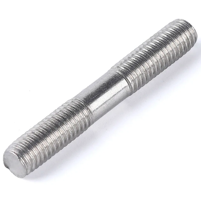 

304 Connection Screw Bolt Stainless Steel Two Head Screwing Rod Double End Thenthening Screws Fastening Stick M12 M14 M16 M20
