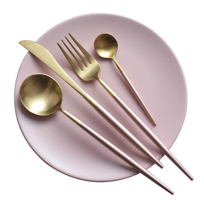 Столовые приборы из нержавеющей стали в скандинавском стиле портативный