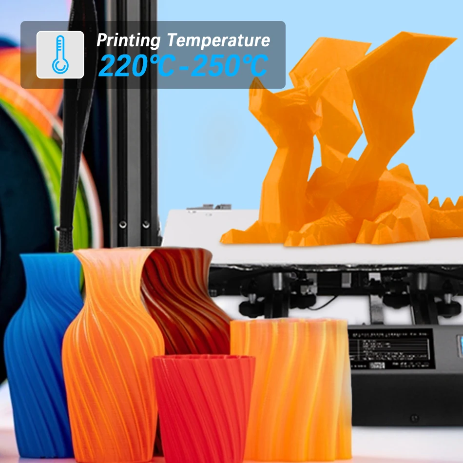 SUNLU PETG 3D Filament 1.75mm 1KG 2.2lb Printer Dimensional Accuracy +/- 0.02mm Translucence | Компьютеры и офис