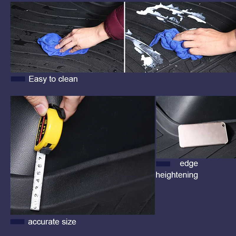 Автомобильный Противоскользящий коврик-багажник для Land Rover Discovery 3 4 L550 Freelander 2 Range