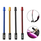 1 шт. Универсальный пружинный Складной Гибкий V-образный тормоз для горного велосипеда гибкий тормоз гнутая труба направляющий кабель велосипедные аксессуары