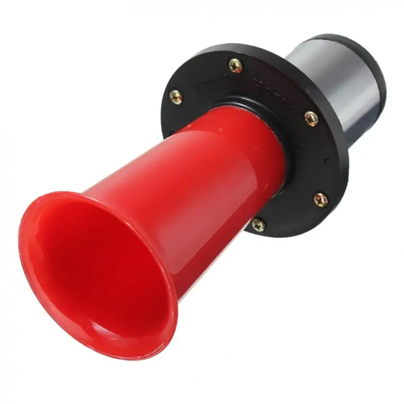 

Red Vehicle Car Horn 12V 110DB Boat Truck Vintage Horn