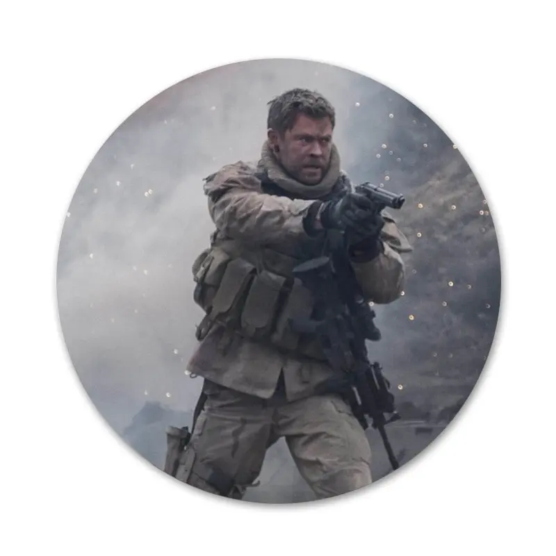 58 мм сильный-Крис-Хемсворт значок на булавке декоративные Броши Металлические