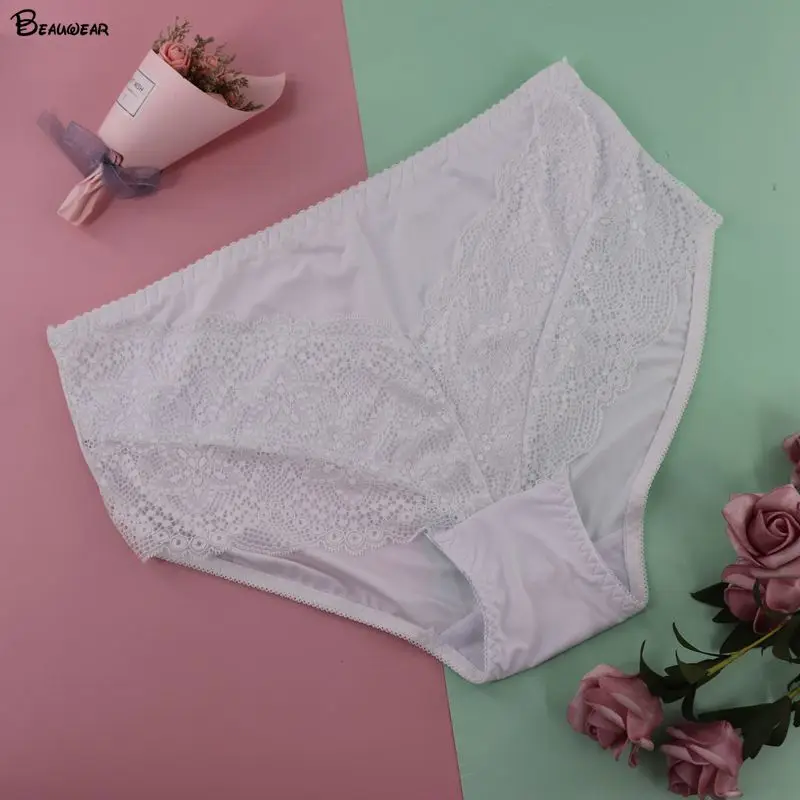 Женское нижнее белье Beauwear сексуальные кружевные трусики удобное большого