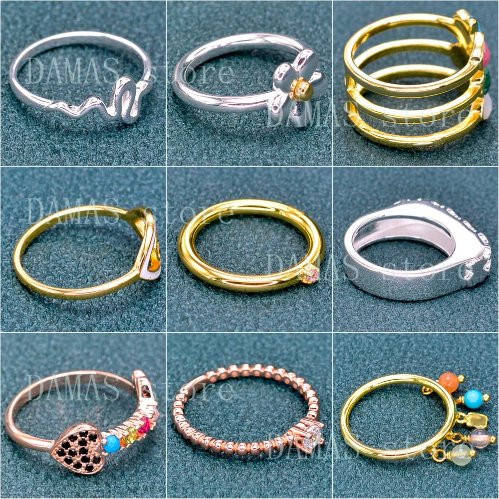 

2021 New Style 100% 925 Sterling Silver Cute Female Ring Woman Decoration Fashion High Quality With Logo Free Shipping