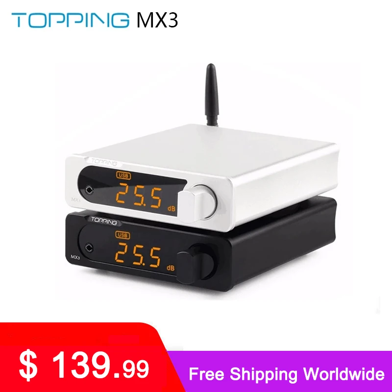 Усилитель звука TOPPING MX3 USB DAC Hifi Bluetooth Amp PCM5102A цифровой усилитель с выходом