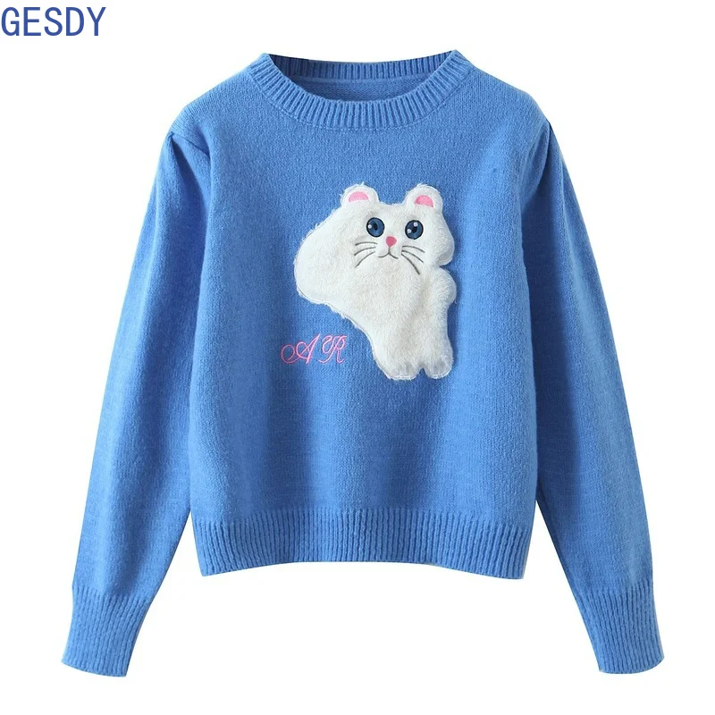 

Ropa Invierno Mujer Kawaii Clothes Women Clothes Sueter Feminino Long Sleeve Autumn Sweter Mujer 2021 Kawaii Sweater Sweaters