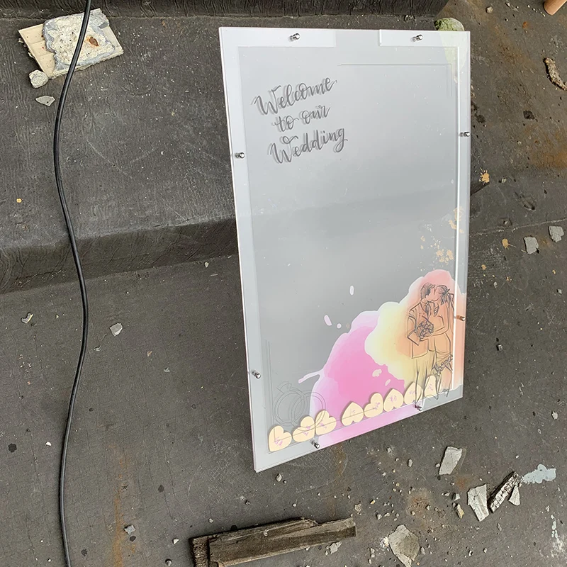 Упаковочная коробка акриловая рамка Свадебная Dropbox Персонализированная книга