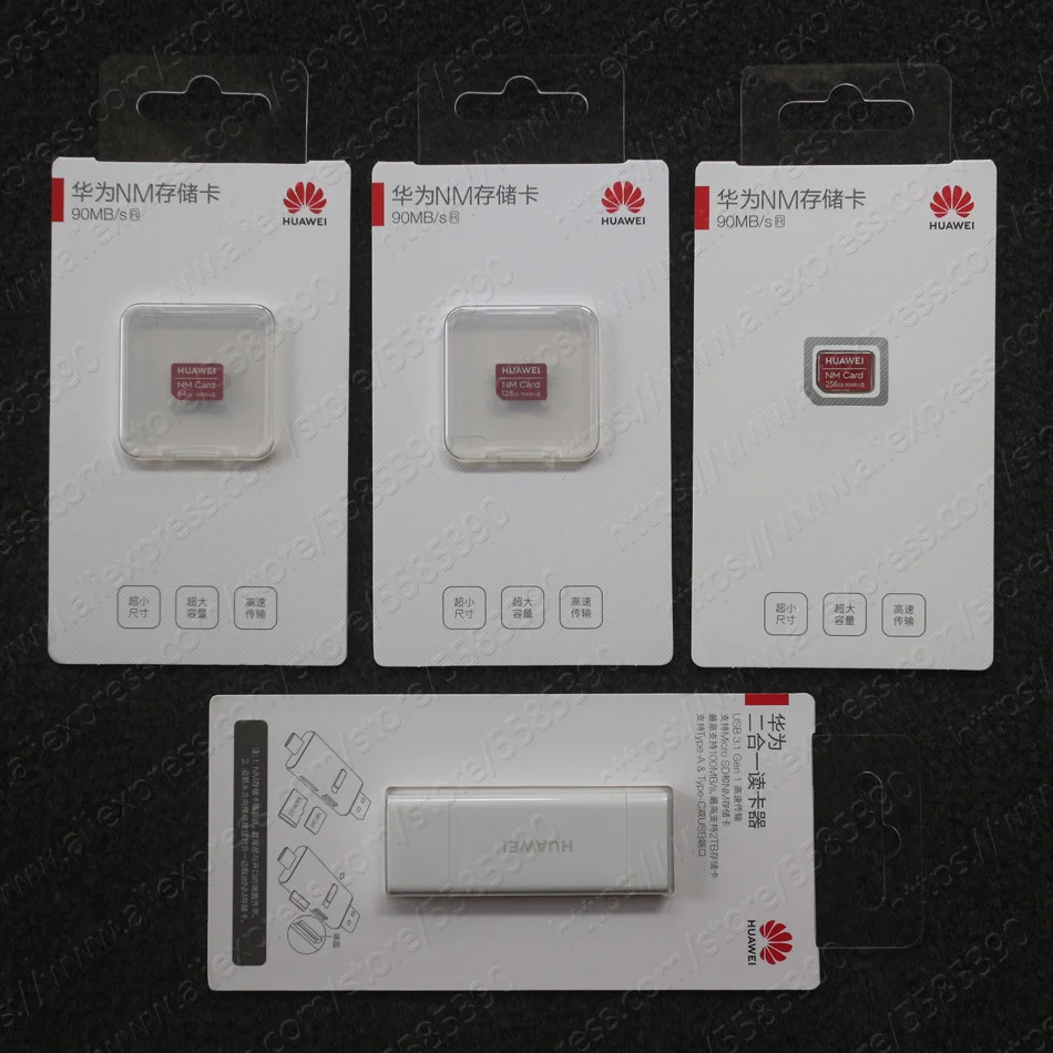 Оригинальная карта памяти Huawei Nano 90 МБ/с./с 128 ГБ 256 нм P40 Pro Plus Lite Mate xs Mate30 MatePad P30 Mate20 X |