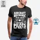 Летательный аппарат механик, потому что пилоты нуждаются в героях, подарок, футболка, футболки с коротким рукавом, для отдыха, мода лето 2018, короткий рукав, размер