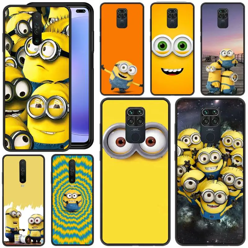 

Yinuoda Cute Cartoon Miniones Phone Case For Redmi 5 6 Plus K 7 8 9 20 30 X A Pro Note 4 5 6 7 8 9 S X A Phone Cover Coque