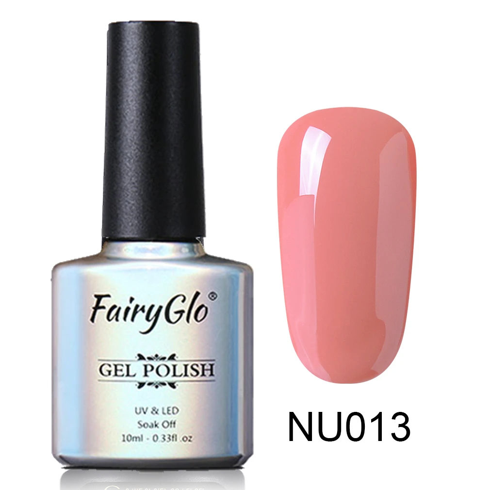 013 FairyGlo, 10 мл, Синий Цветной Гель-лак для ногтей, Полупостоянный Светодиодный УФ-Гель-лак, лак для дизайна ногтей, впитывающий Гель-лак, Матовый верхний слой - Цвет: 013